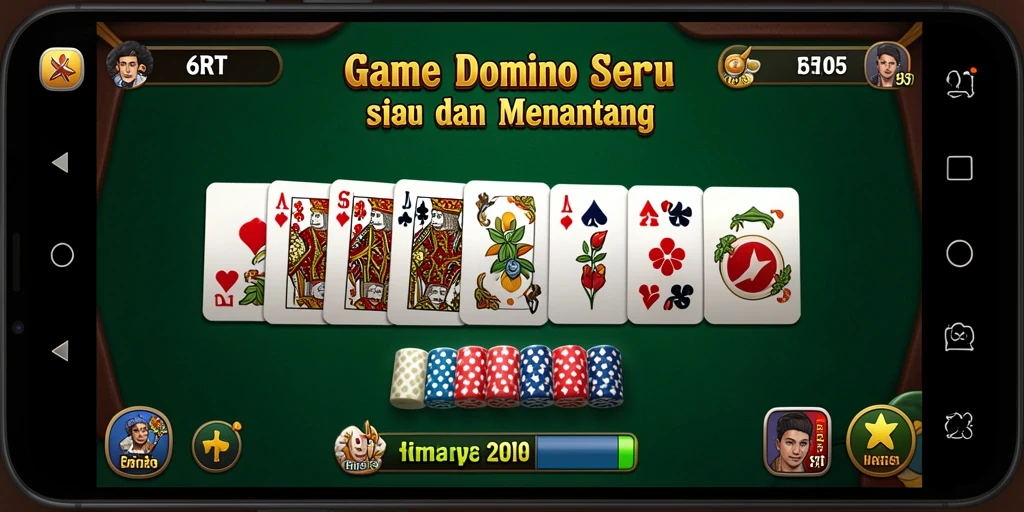 Gameplay seru Domino dengan grafis menarik di 6RT.