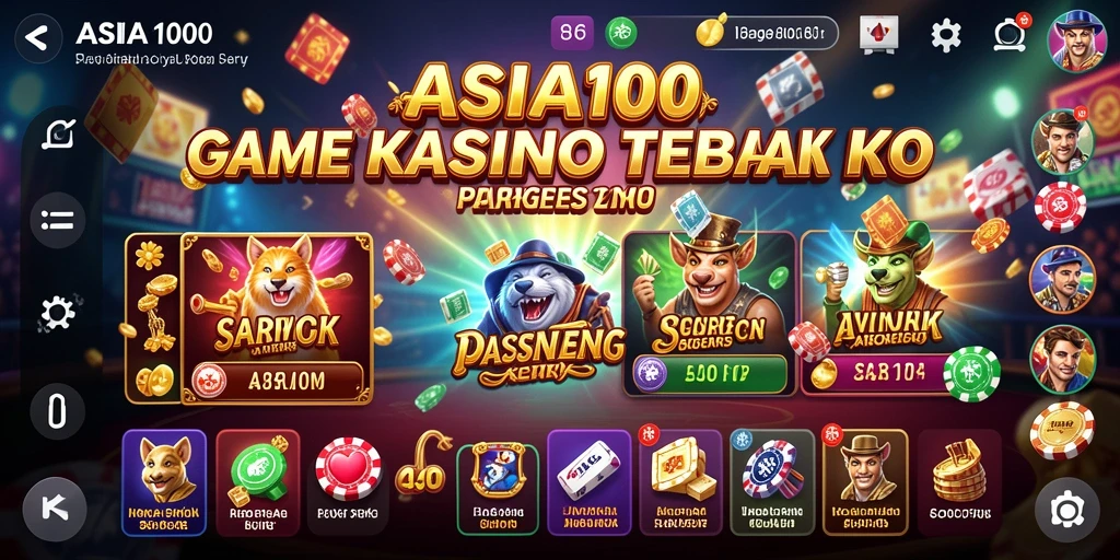 Tampilan gameplay seru dari ASIA100 yang memukau.