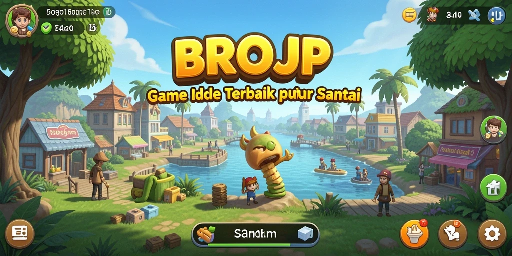Tampilan gameplay BROJP mengasyikkan dan santai.