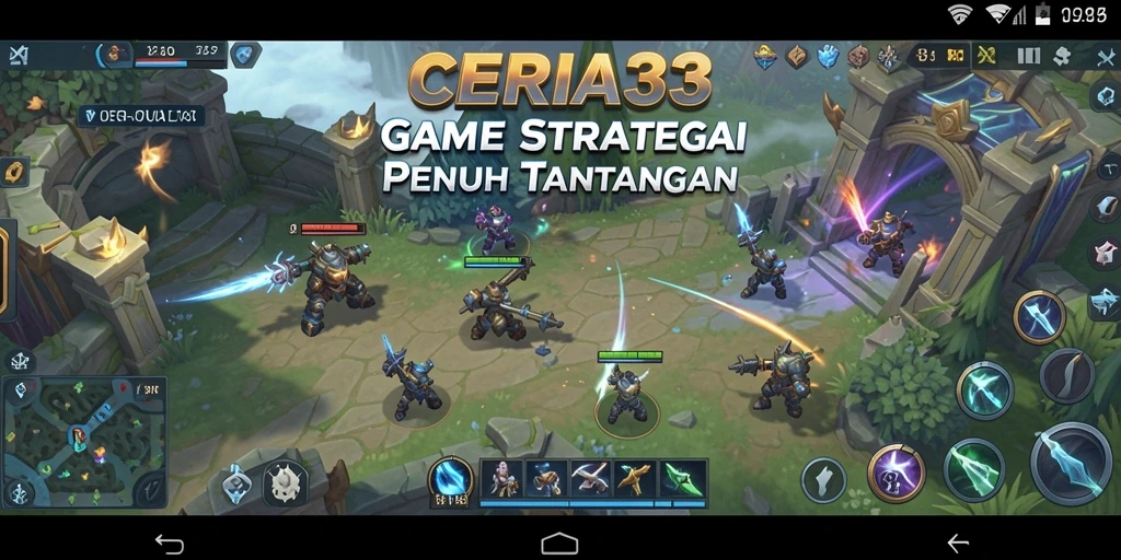Tampilan gameplay CERIA33 yang seru dan penuh strategi.