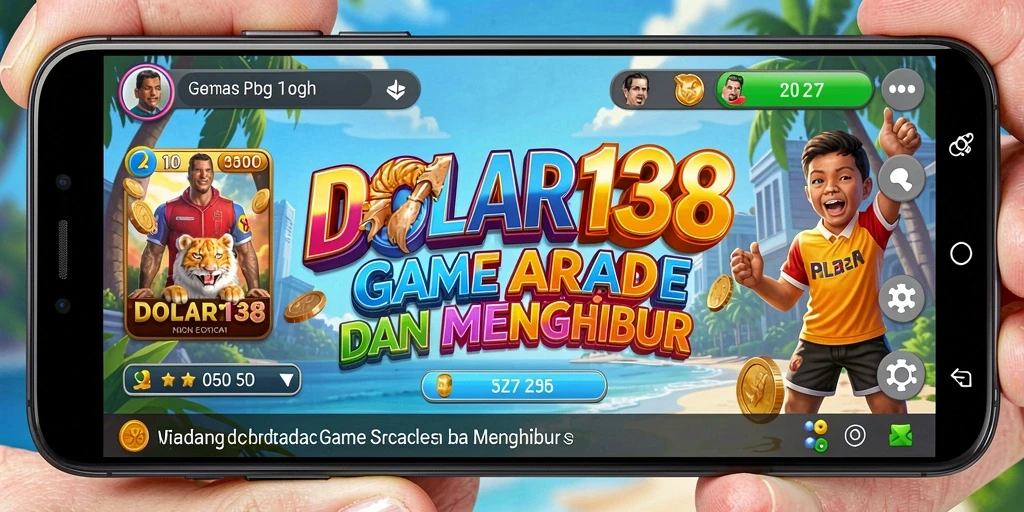 Tampilan gameplay DOLAR138 dengan karakter bergerak dan tantangan seru.