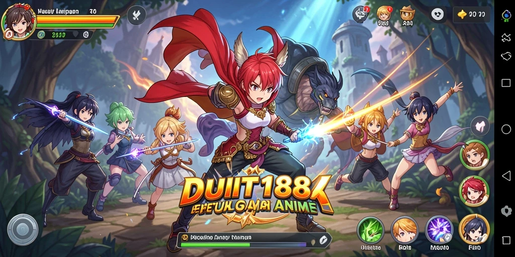 Gameplay DUIT188 yang memukau dengan karakter anime ikonik.