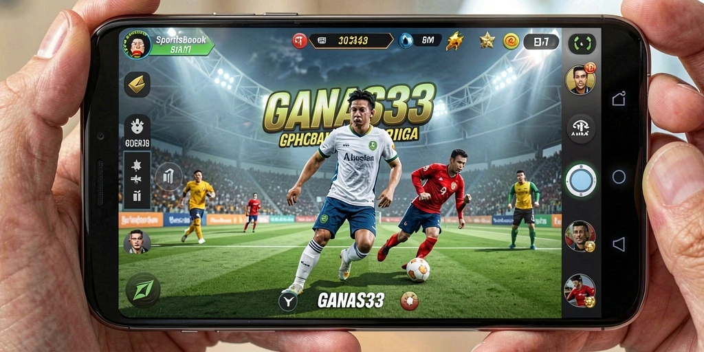 Tampilan dalam aplikasi GANAS33 saat bermain Sportsbook.