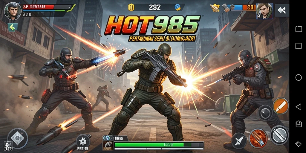 Gameplay HOT985 yang seru dan menantang menghadirkan pertarungan epik.