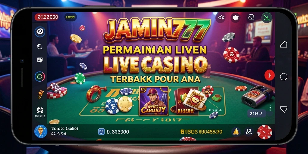 Tampilan gameplay menarik dari JAMIN777 dengan dealer live.