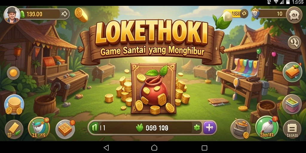 Gameplay menarik <strong>LOKETHOKI</strong> dengan karakter lucu dan tantangan seru.