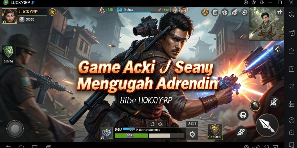 Gameplay LUCKYRP dengan aksi yang mendebarkan dan grafis menawan.