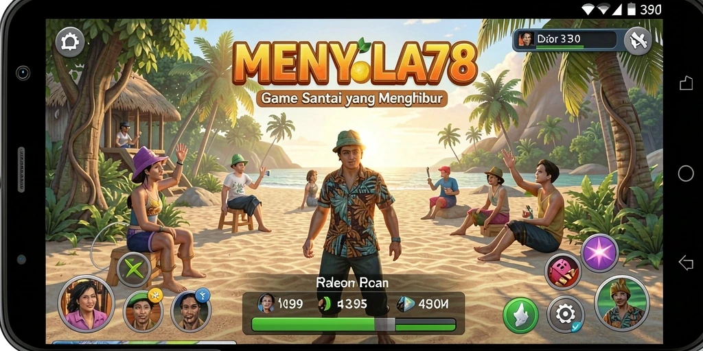 Tampilan gameplay seru dan penuh warna di MENYALA78.