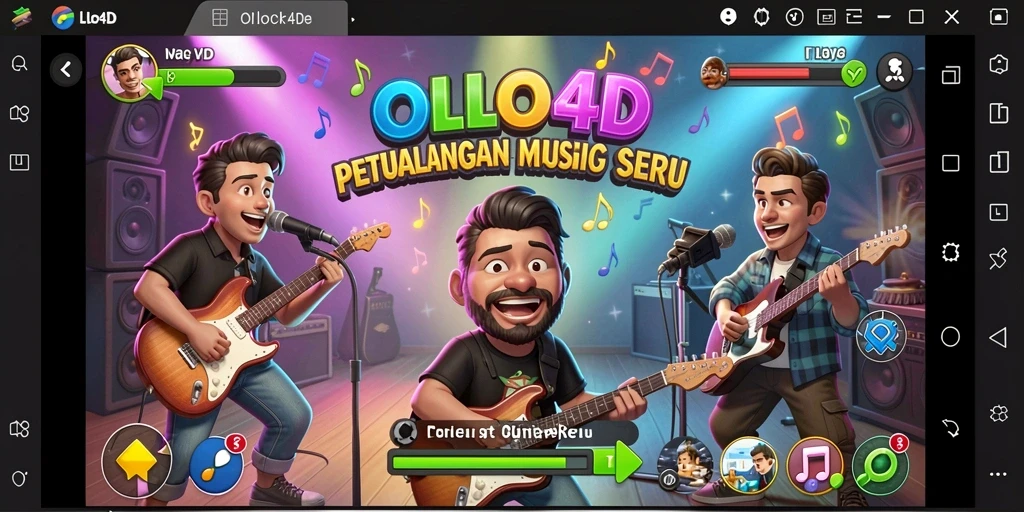 Gameplay OLLO4D yang menarik dan penuh warna.