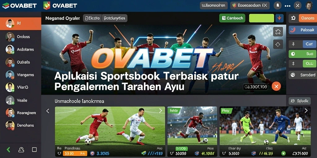 Screenshot gameplay OVABET yang menunjukkan fitur taruhan olahraga yang menarik.