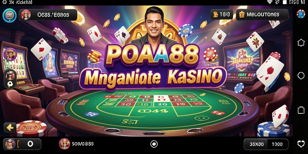 Tampilan gameplay seru dan menarik dari POA88 yang menghadirkan pengalaman Kasino.