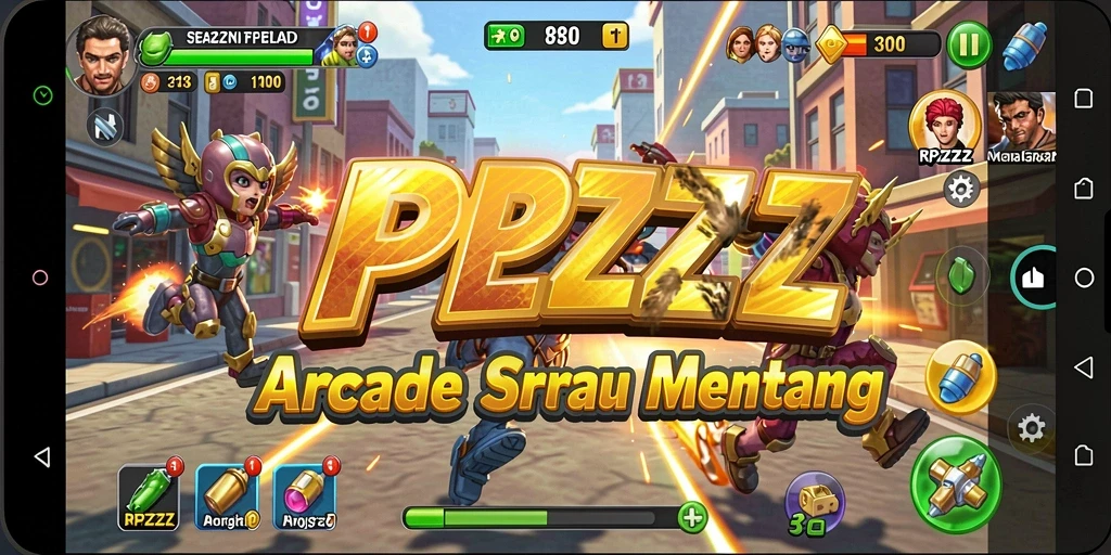 Tampilan gameplay seru RPZZZ dengan tantangan menarik.