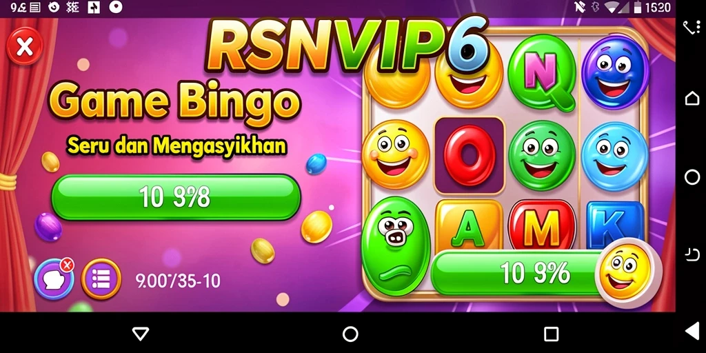 Tampilan gameplay seru dari game Bingo RSNVIP6.