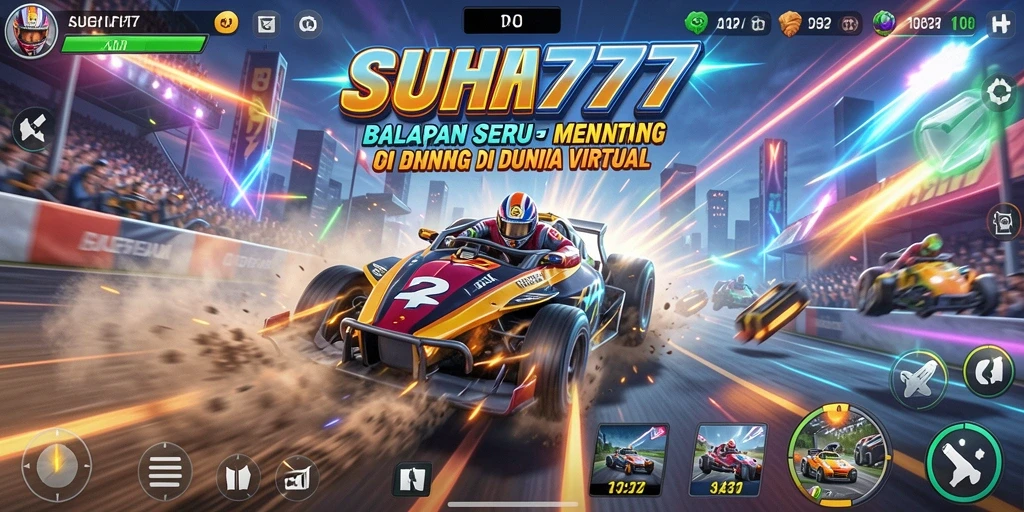 Gameplay balapan yang mendebarkan di SUHU777 dengan grafis menakjubkan.