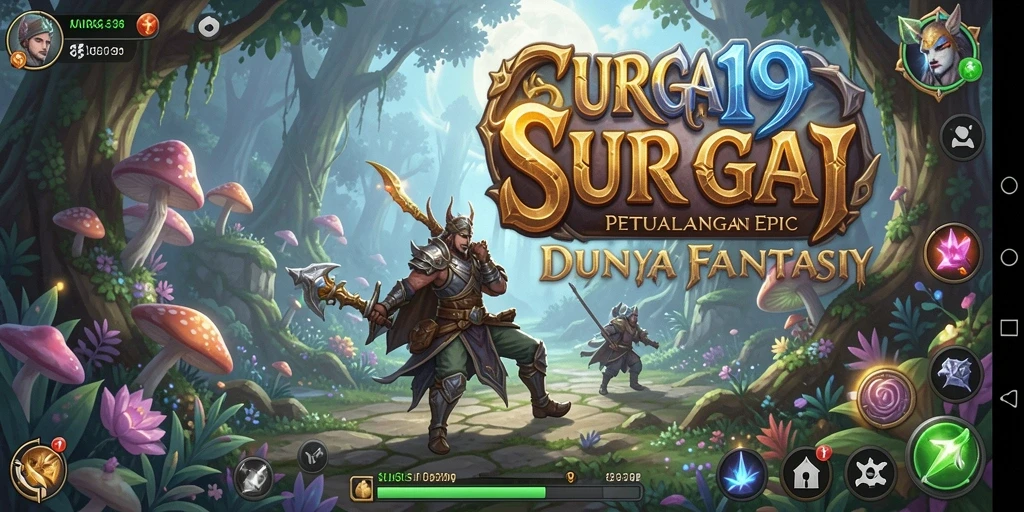 Tampilan gameplay SURGA19 yang mendebarkan dalam dunia RPG.