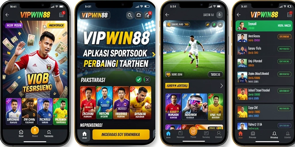 Tampilan gameplay menarik dari aplikasi Sportsbook VIPWIN88.